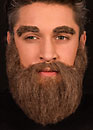 Barba de Crepé de Lana